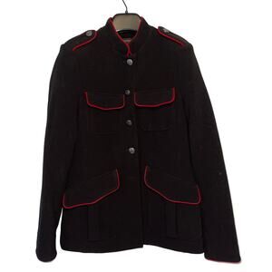 Zara Trafaluc Outerwear Black Military Jacket Size Small